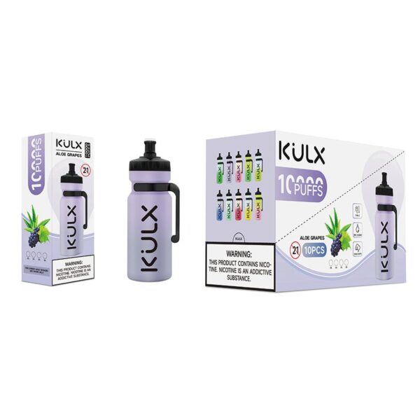 Kulx 10000 Puffs Disposable Vape Wholesale Aloe Grape