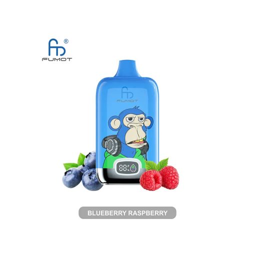 Fumot Digital 12000 Einweg Vape Großhandel Heidelbeere Himbeere