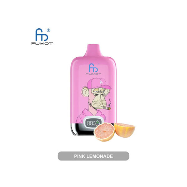 Fumot Digital 12000 Disposable Vape Wholesale Pink Lemonade