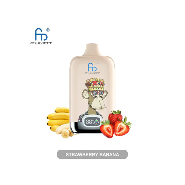 Fumot Digital 12000 Disposable Vape Wholesale Strawberry Banana