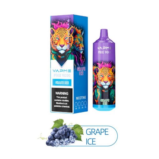 Vapme Fire 9000 Puffs Jednorazowe Vape Hurtownia Grape Ice