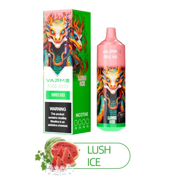 Vapme Fire 9000 Puffs Wegwerp Vape Groothandel Lush Ice