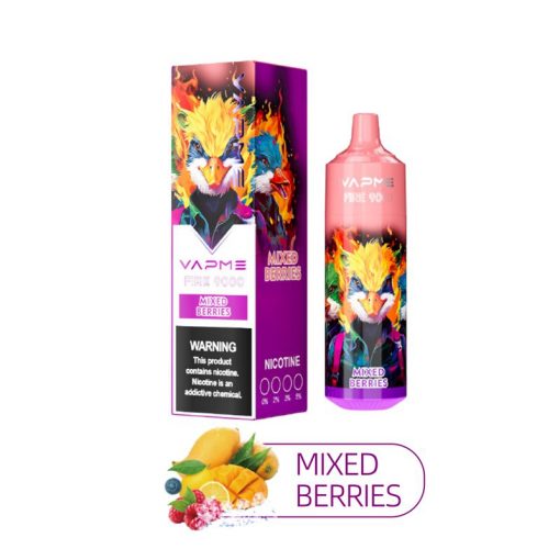 Vapme Fire 9000 Puffs jednorazowe Vape hurtowo mieszane jagody