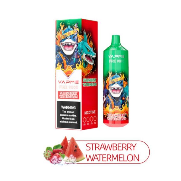 Vapme Fire 9000 Puffs Disposable Vape Wholesale Strawberry Watermelon