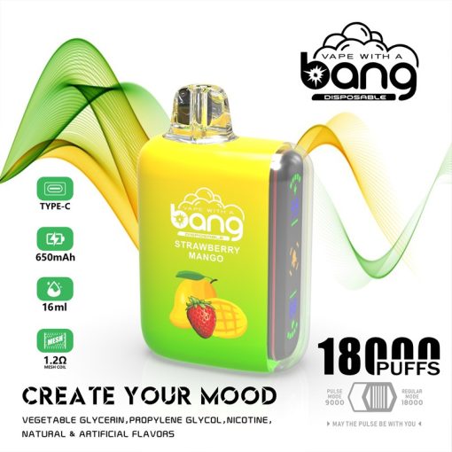 Bang 18000 Puffs Jednorazowa sprzedaż hurtowa Vape