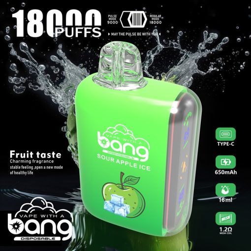 Bang 18000 Puffs Jednorazowa Sprzedaż Hurtowa Vape (7)