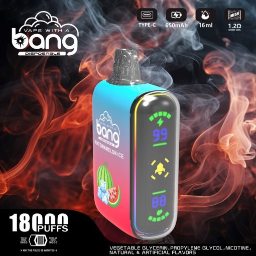 Bang 18000 Puffs Jednorazowa Sprzedaż Hurtowa Vape (9)