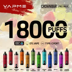 Vapme Crown Bar Pro Max 18000 Einweg Vapewholesale Berry Ice (5)