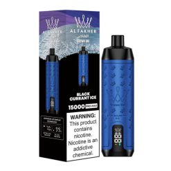 AL Fakher Kroon Bar 15000 Pro Max Wegwerp Vape Groothandel Zwarte Bes Ijs