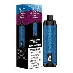 AL Fakher Kroonstaaf 15000 Pro Max Wegwerp Vape Groothandel Bosbessengom