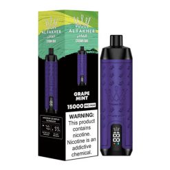 AL Fakher Kroonstaaf 15000 Pro Max Wegwerp Vape Groothandel Druif Mint