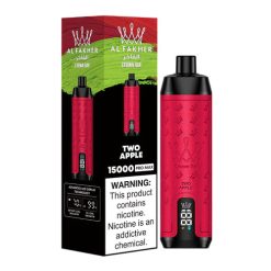 AL Fakher Kroonstaaf 15000 Pro Max Wegwerp Vape Groothandel Twee Appels