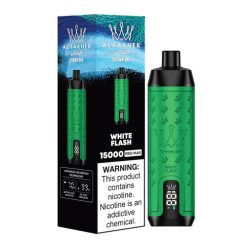 AL Fakher Crown Bar 15000 Pro Max Wegwerp Vape Groothandel White Flash