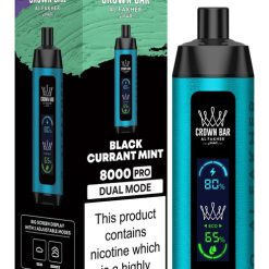 Al Fakher 8000 Pro Einweg Vape Wholeasle Schwarze Johannisbeere Minze