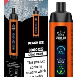 Al Fakher 8000 Pro Einweg Vape Wholeasle Pfirsich Eis