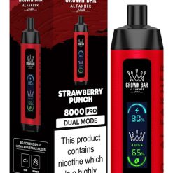 Al Fakher 8000 Pro Einweg Vape Wholeasle Erdbeere Punsch