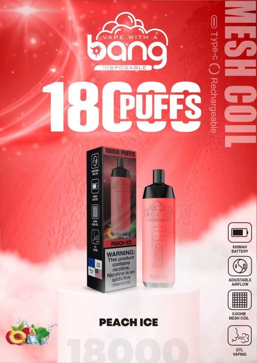 Bang Crown Bar 18000 Puffs Shisha Engångs Vape Partihandel (11)