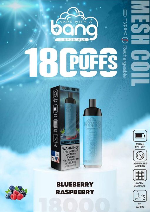 Bang Crown Bar 18000 Puffs Shisha Engångs Vape Partihandel (13)