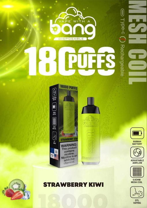 Bang Crown Bar 18000 Puffs Shisha Engångs Vape Partihandel (6)