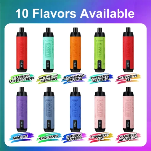FIHP Monster Shisha 12000 Puffs za enkratno uporabo Vape na debelo (13)