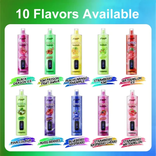 FIHP Shisha Hookah 15000 Pro Vape desechable al por mayor (1)
