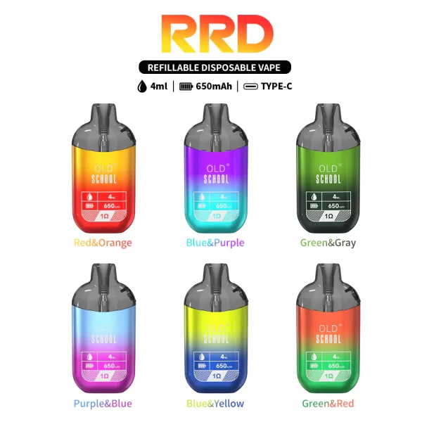 Old School RRD Refillable Vape Wholesale (10)