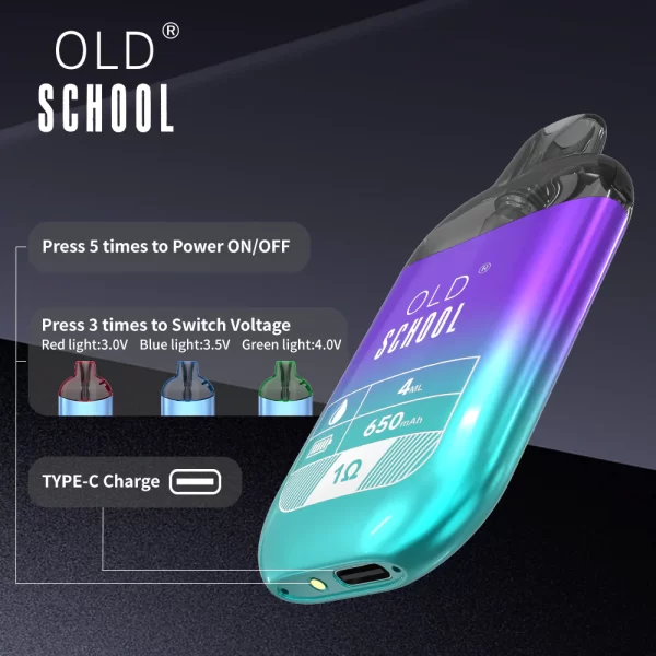 Old School RRD Refillable Vape Wholesale (6)
