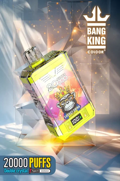 Bang King Coloor 20000 Puffs Double Crystal Jednorazowy Vape Hurtownia Banner 2