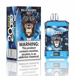Bang King Coloor 20000 Puffs Doble Cristal Vape Desechable Mayorista Blueberry Ice