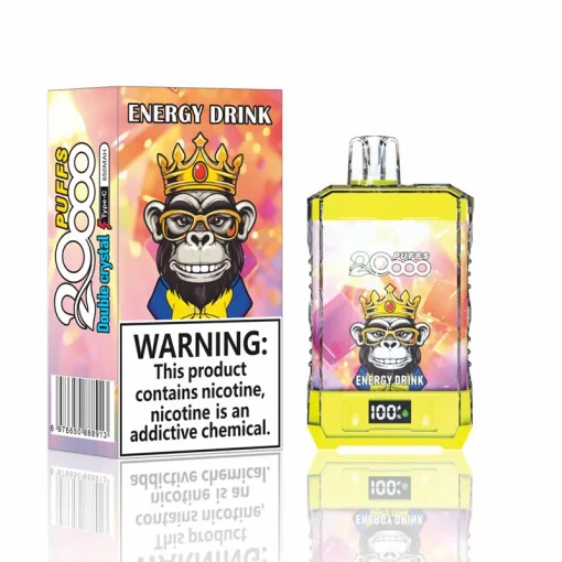 Bang King Coloor 20000 Puffs Double Crystal Jednorazowy Vape Hurtownia Enegry Drink