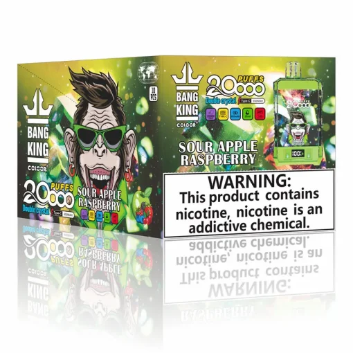 Bang King Coloor 20000 Puffs Double Crystal Jednorazowe pudełko Vape Hurtowe opakowanie