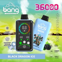 Bang 36000 Puffs Smart Full Screen Engångs Vape Grossist Black Dragon Ice