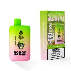 Bang Kingdom Rex 32000 Puffs Vape descartável Atacado Morango Kiwi Pêssego Gelo