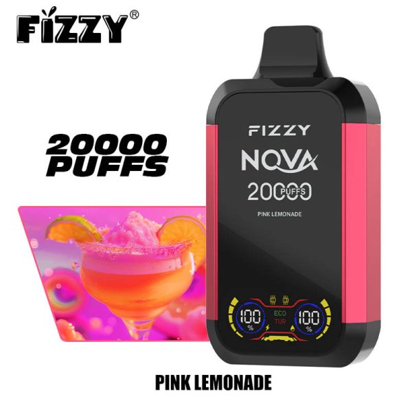 Fizzy Nova 20000 Puffs Vape jetable en gros Pink Lemonde