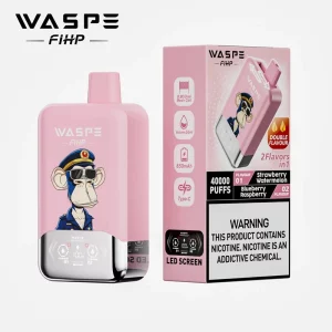 Waspe FIHP 40000 Puffs 40K Jednorázové Vape Velkoobchod Jahoda Meloun a borůvka Malina