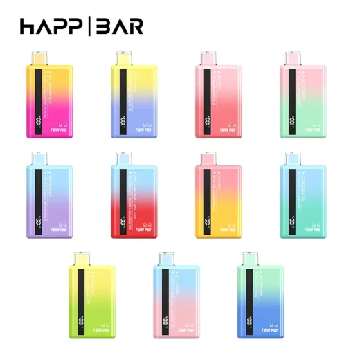 Happ Bar Twin Pod 25000 Alle Geschmacksrichtungen