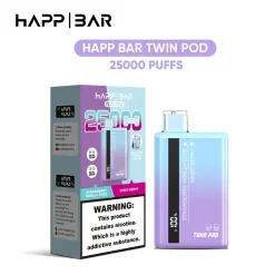 Happ Bar Twin Pod 25000 Jordgubb Vanilj Cola Blandade bär
