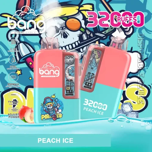 Bang 32000 Puffs Peach Ice