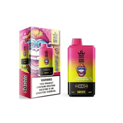 Bang King 50000 Puffs Vape Desechable Fresa Mango y Sandía Chicle