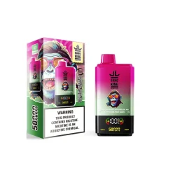 Bang King 50000 Puffs Vapeador Desechable Fresa Sandía y Kiwi Fruta de la Pasión Guayaba