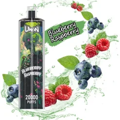 Blueberry raspberry Uwin Crystal 20000 puffów jednorazowych Vape