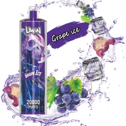 Grape ice Uwin Crystal 20000 Puffs Disposable Vape