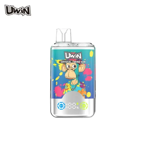 Uwin Crystal Twins 40K Jednorazowe Vape Blueberry On Ice Summer Peach Ice