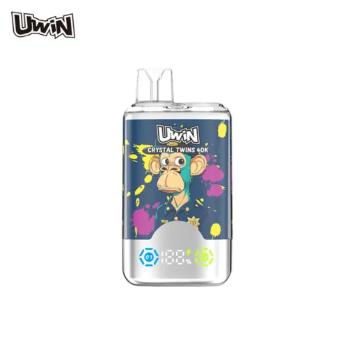 Uwin Crystal Twins 40K Jednorazowe Vape Kiwi Passion Fruit Guava Blueberry Raspberry