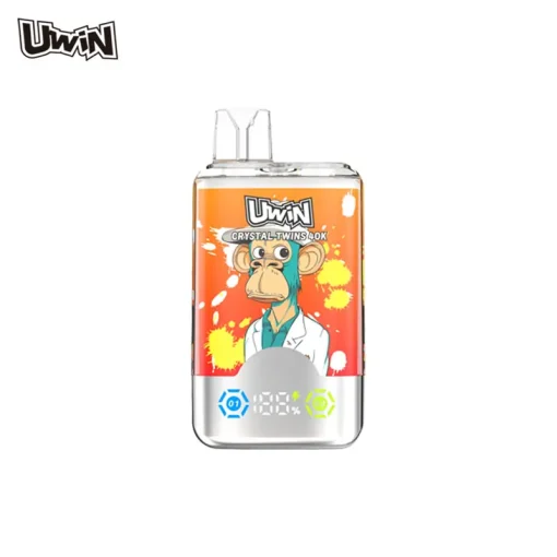 Uwin Crystal Twins 40K Jednorazowy Vape Strawberry Banana Love 66