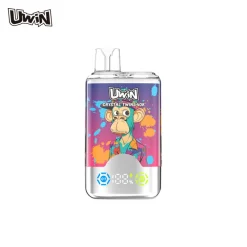 Uwin Crystal Twins 40K jednorazowy Vape Strawberry Kiwi Grape Ice