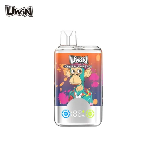 Uwin Crystal Twins 40K jednorazowy Vape Strawberry Raspberry Cherry Mr Blue