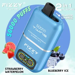 Fizzy Twins 50000 Puffs jednorazowe Vape truskawka arbuz jagoda lód