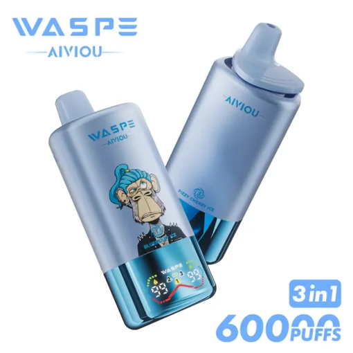 Waspe Aiviou 3in1 60000 Blueberry Ice Black Dragon Ice Fizzy Cherry Ice