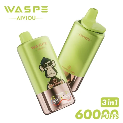 Waspe Aiviou 3in1 60000 Triple Melon Ice Rainbow Candy Blueberry Candy